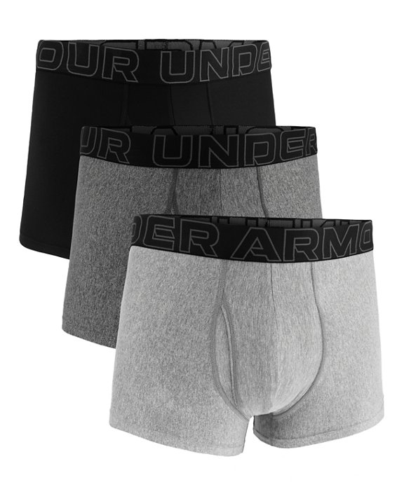 男士UA Tech™ 3英寸Boxerjock®內褲 in Gray image number 2